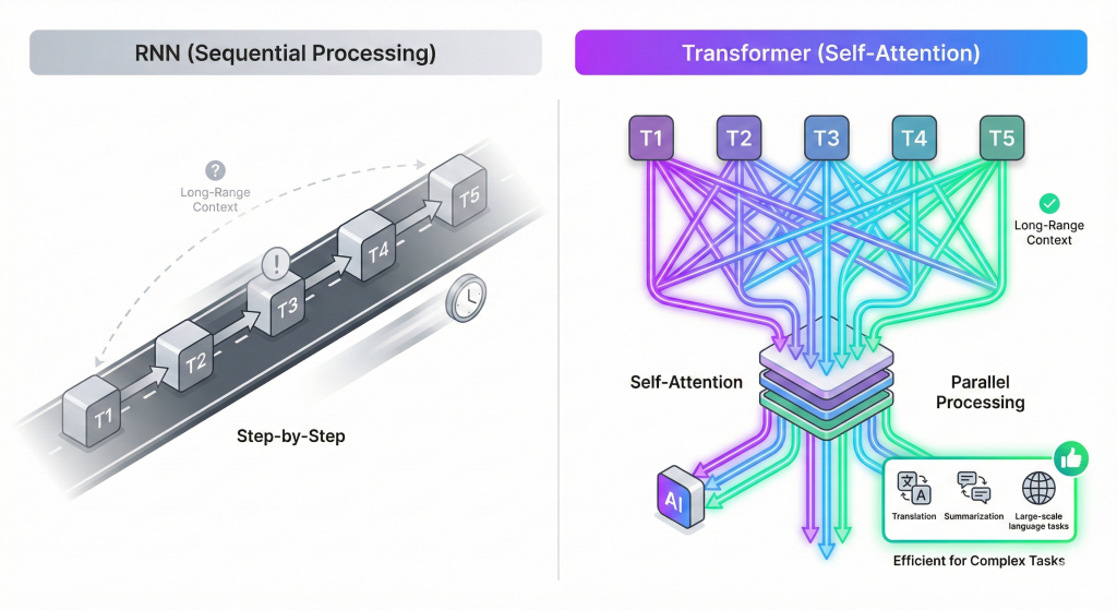 Transformer Architecture vs RNN