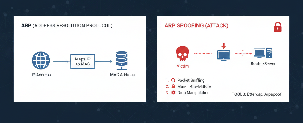 ARP Spoofing in Ethical Hacking