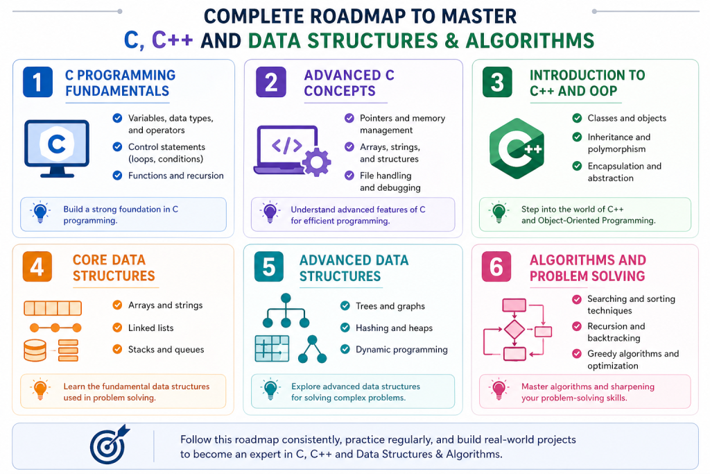 C/C++ Programming with DSA: Building a Strong Foundation for Software ...